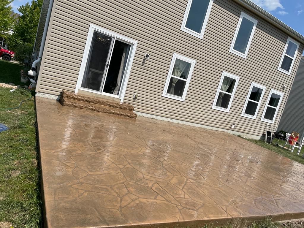 Stamped Concrete Patio